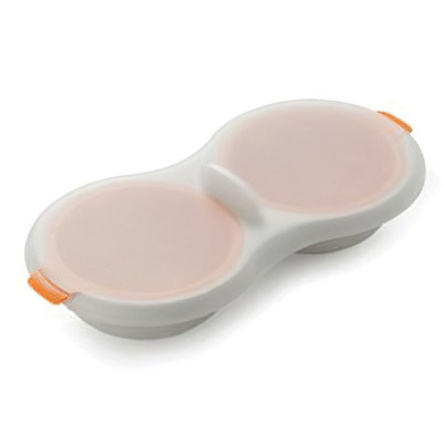 Virtuvės mikrobangų krosnelė Kiaušinių brakonierius Maisto klasės indai dvigubo puodelio kiaušinių katilas garuose virtų kiaušinių rinkinys Orkaitės karščiui atsparūs gaminimo įrankiai