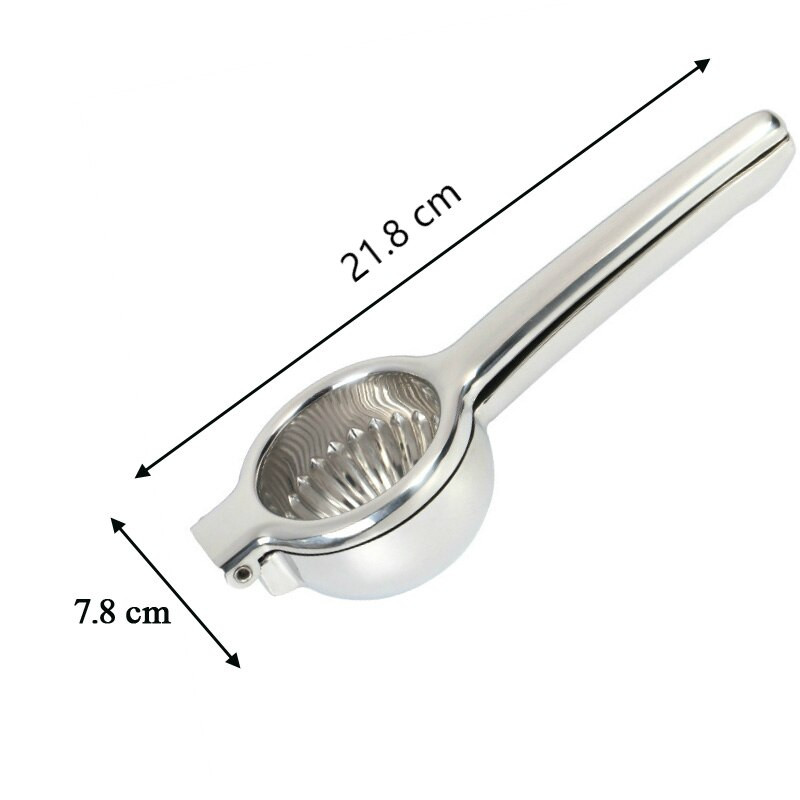 K003 Ručný odšťavovač citrónov z nehrdzavejúcej ocele s klipom na citróny, kuchynské doplnky pre domácnosť