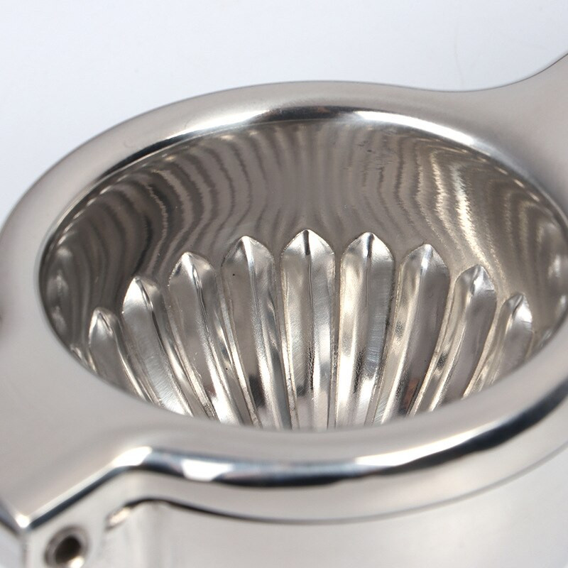 K003 Ručný odšťavovač citrónov z nehrdzavejúcej ocele s klipom na citróny, kuchynské doplnky pre domácnosť