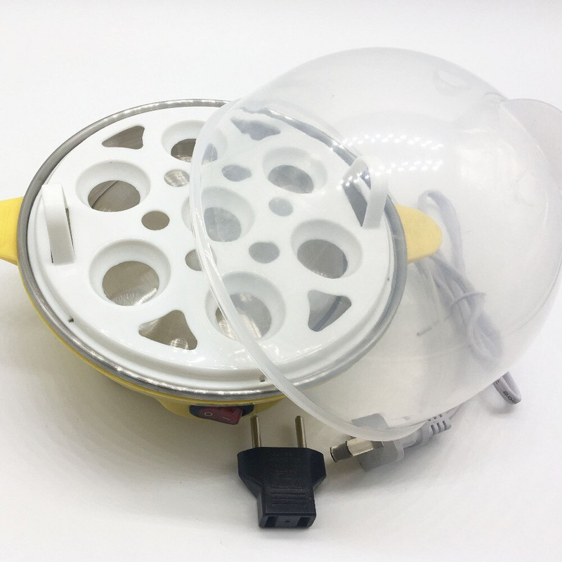 Multifunkčný rýchly elektrický varič vajec s kapacitou 7 vajec, rýchly parný hrniec na vajcia s automatickým vypnutím, mini varič na omeletu s vajcami