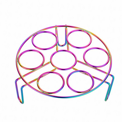 Златна многофункционална поставка за яйца за варене на пара Домакинска поставка за варене на пара от неръждаема стомана Водоустойчива поставка за варене на пара с високи крачета Инструменти за готвене