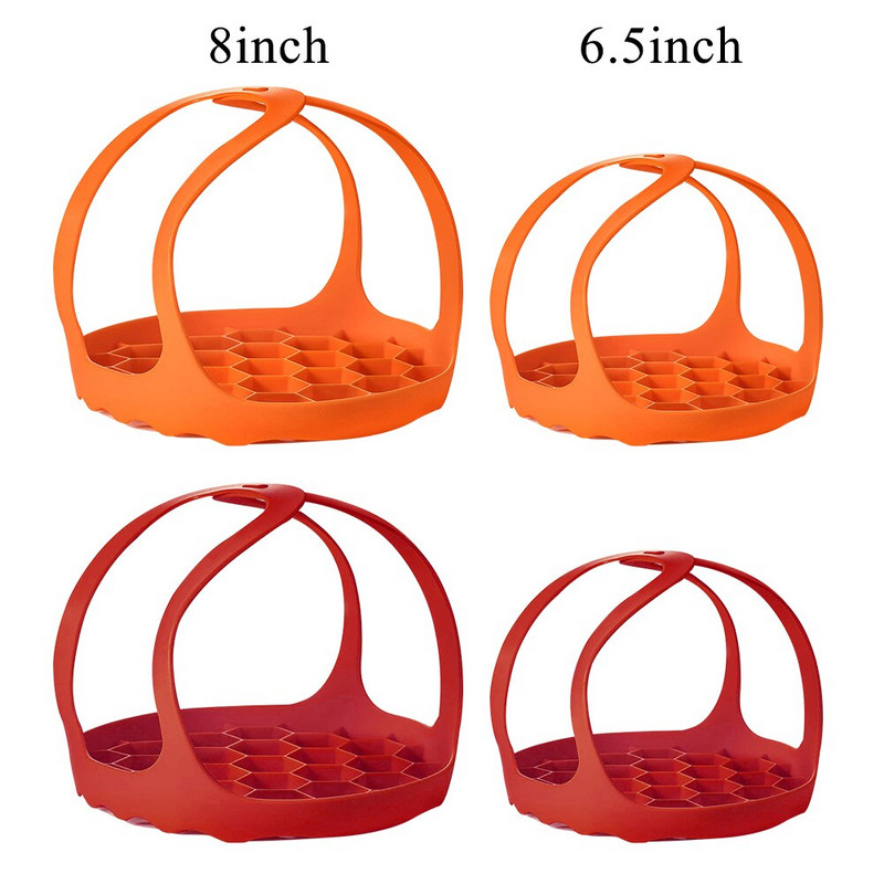 Silikoniniai stropiniai virtuvės priedai, suderinami su greito puodo 3Qt, 6Qt ir 8Qt bei kitų gamintojų slėginėmis viryklėmis