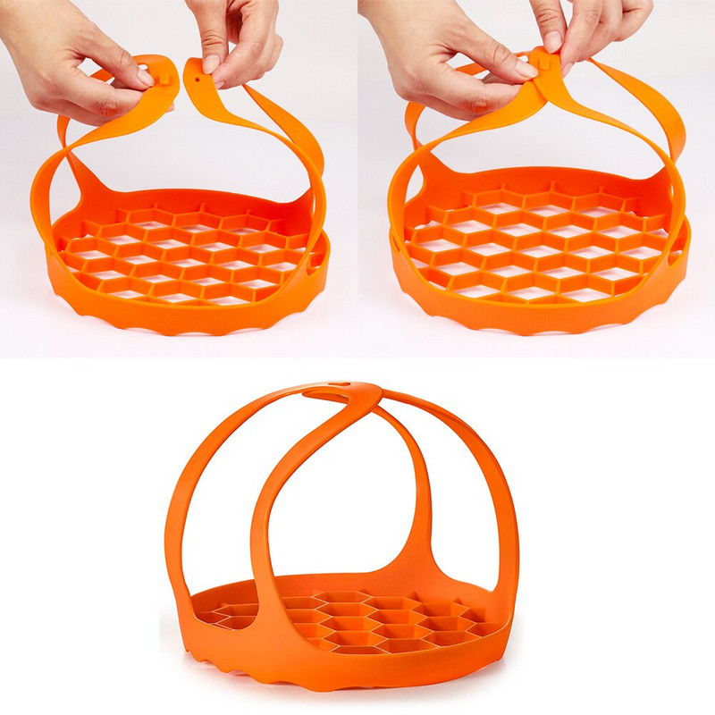 Silikoniniai stropiniai virtuvės priedai, suderinami su greito puodo 3Qt, 6Qt ir 8Qt bei kitų gamintojų slėginėmis viryklėmis