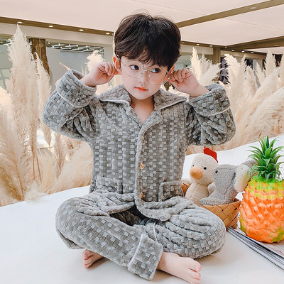 Detské dvojdielne pyžamo s dlhým rukávom pre chlapcov