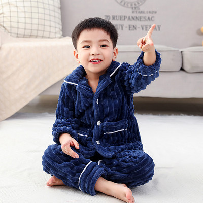 Detské dvojdielne pyžamo s dlhým rukávom pre chlapcov