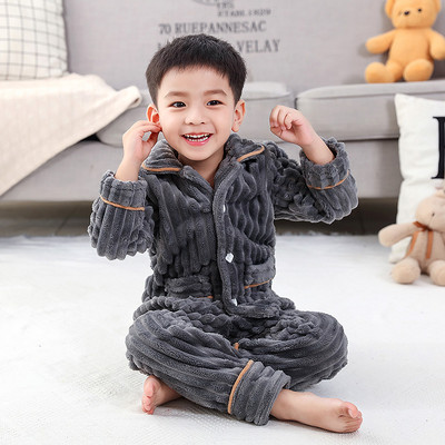 Detské dvojdielne pyžamo s dlhým rukávom pre chlapcov