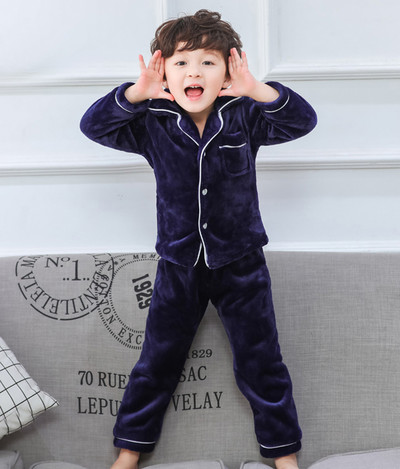 Detské dvojdielne pyžamo s dlhým rukávom pre chlapcov