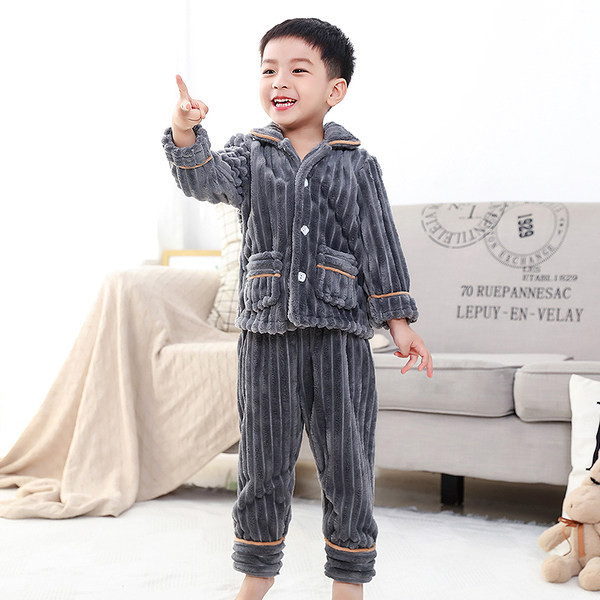 Detské dvojdielne pyžamo s dlhým rukávom pre chlapcov