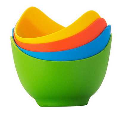 Silikónové poháre na vajíčka, 4 ks, nepriľnavé, vhodné do umývačky riadu, jednoduchá obsluha, odolné, prenosné, do kuchyne, WXV výpredaj