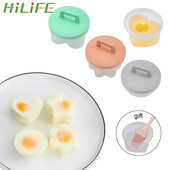 HILIFE 4 ks/sada kuchynských nástrojov na varenie s vekom, kefa na riad, nástroj na pečenie, plastový varič vajec, roztomilý varič vajec, forma na vajíčka