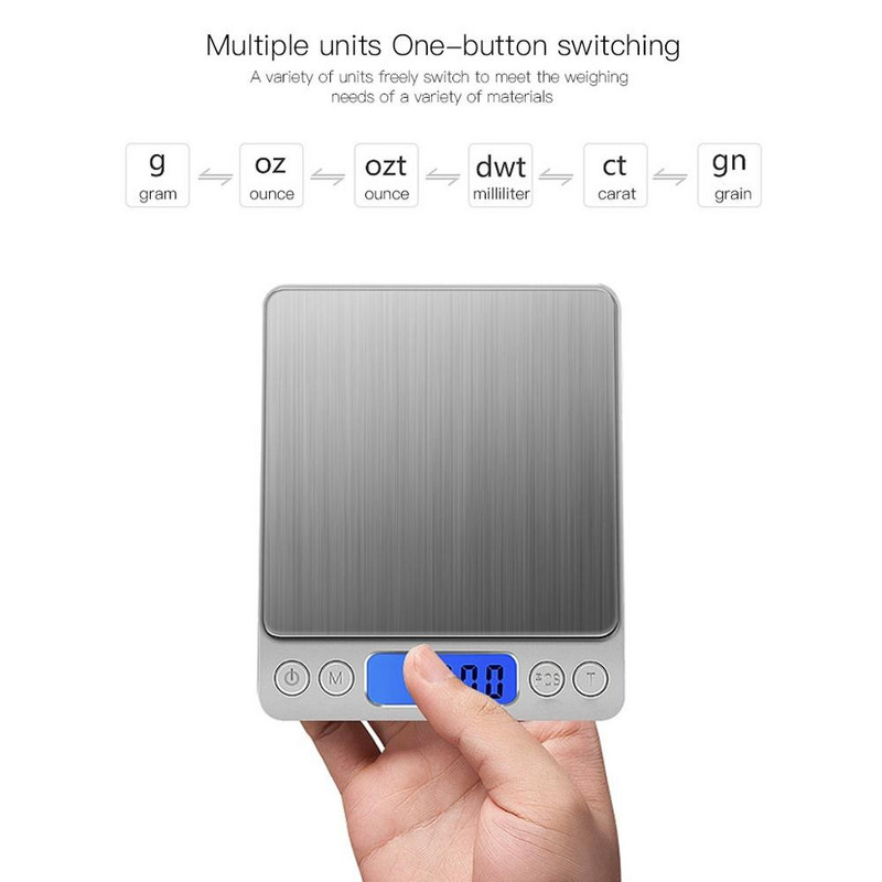 10/5/4/3/2/1/0,5 кг кухненски везни 1/0,1/0,01 г цифров LCD дисплей с висока точност, електрическа везна за хранителни инструменти, кухненски инструменти за претегляне
