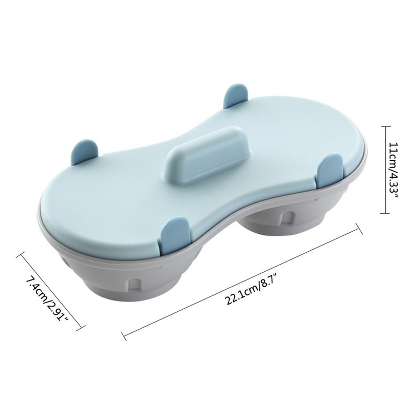 Kiaušinių brakonieriai puikiai iškeptų kiaušinių katilo puodelis , Kiaušinių keptuvės viryklės viryklės viryklės garuose , dvigubi maisto gaminimo įrankiai Mikrobangų krosnelė