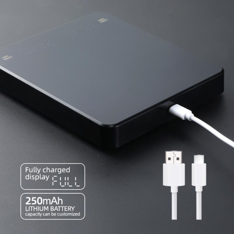 Прецизна електронна везна LED дисплей Вграден автоматичен таймер за наливане на еспресо Интелигентна везна за кафе Кухненски везни 3 кг