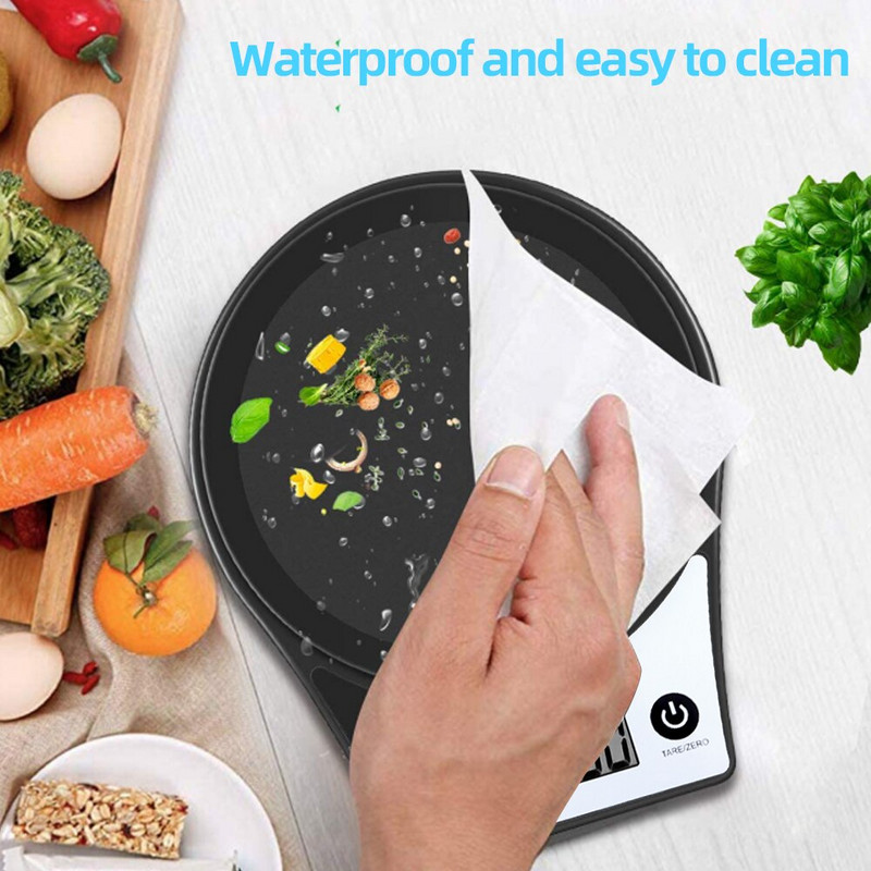 AIRMSEN Domáca kuchynská váha Elektronická potravinárska váha Pečiaca váha Merací nástroj LCD displej Vysoká presnosť