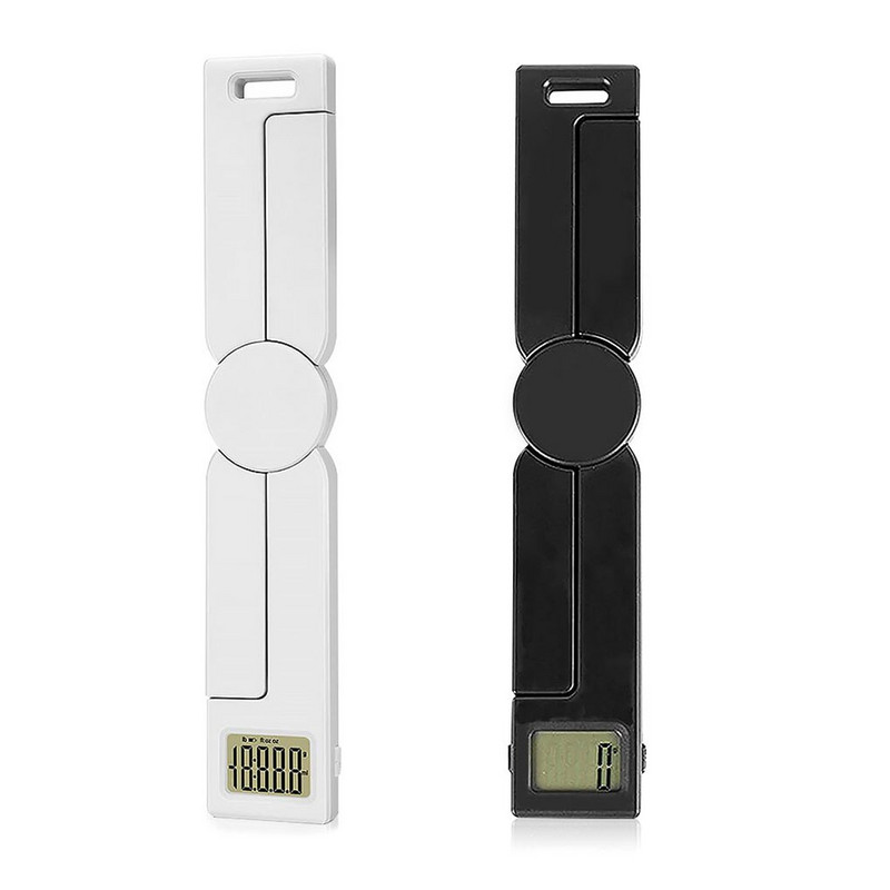 Кухненска сгъваема везна, прецизен цифров инструмент за измерване на теглото на храната с LCD дисплей, преносима джаджа