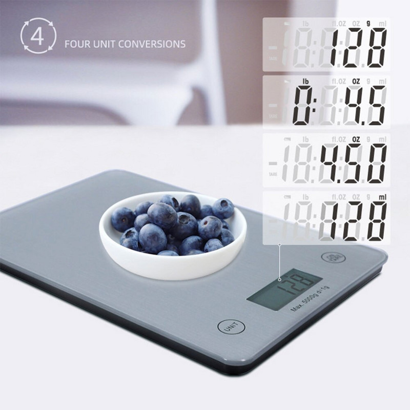 LCD elektronická kuchynská váha na pečenie, varenie, zelenina, mäso, ovocie, mlieko, merací nástroj, domáca kuchynská elektronická váha