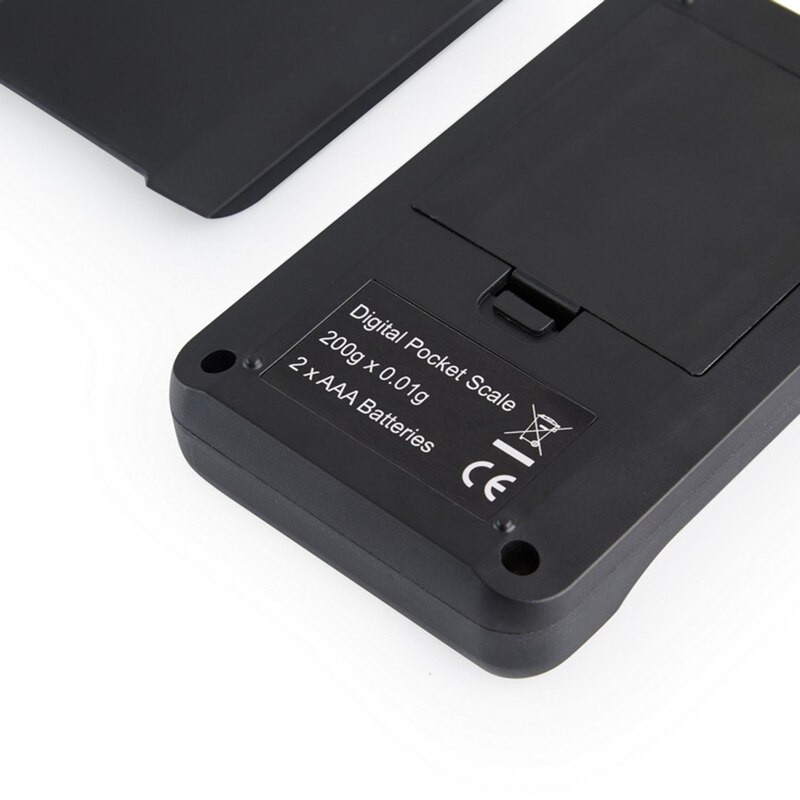 0,01 G Електронна цифрова везна Преносима домашна Кухненска пудра с висока точност Претеглящ баланс Бижута Карат Подсветка Джобни грамове