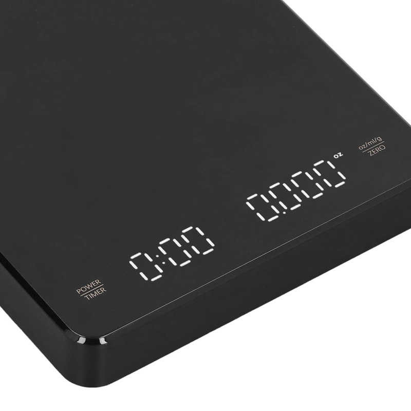 2022 Електронна везна за кафе с вграден автоматичен таймер LED цифрова интелигентна везна за кафе Домакински кухненски кантар 3 кг/0,1 г