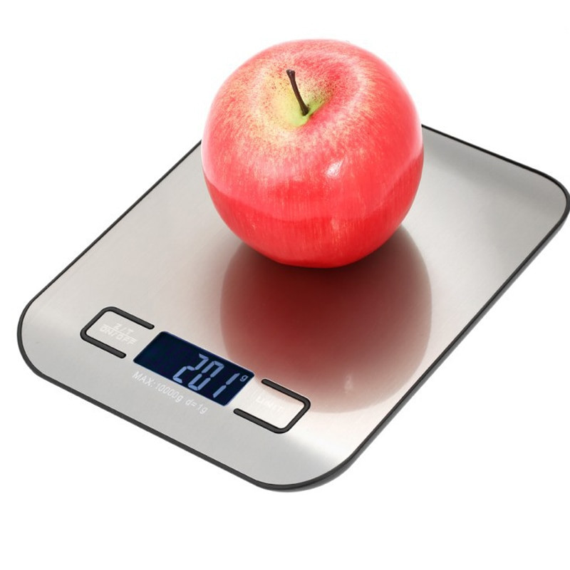 5/10KG virtuvės svarstyklės Nešiojamos maisto svarstyklės nerūdijančio plieno LED elektroninės svarstyklės Papuošalų svoris Skaitmeninės svarstyklės Virtuvės priedai
