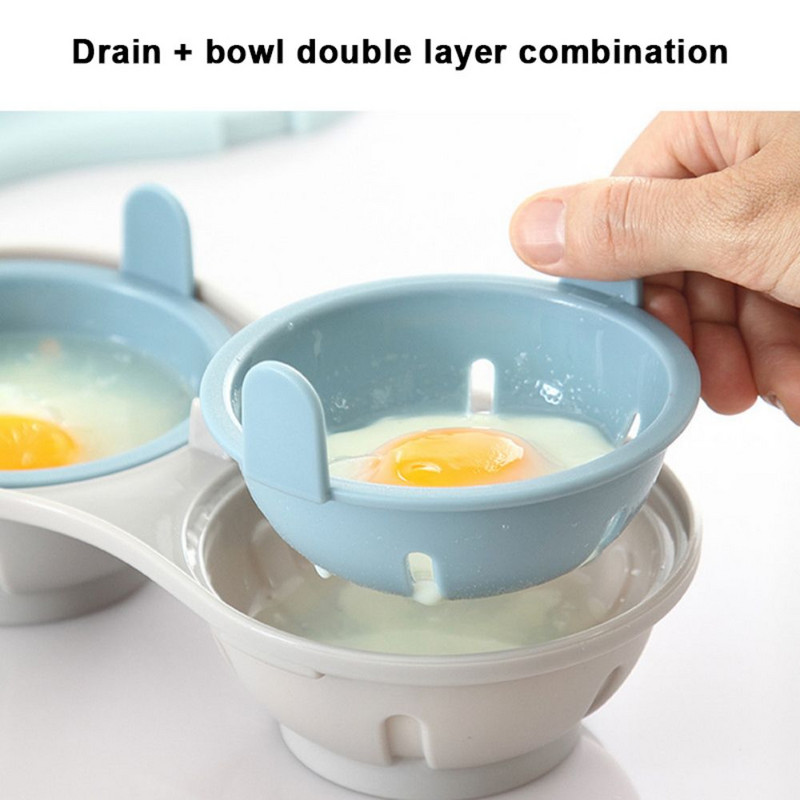 Varič vajec, potravinársky riad, pohár, pytliak na vajíčka, kuchyňa, 2 rošty, kreatívny mikrovlnný rúra, dusená miska na vajíčka, raňajky, vajíčka, pytliaci, sušienky