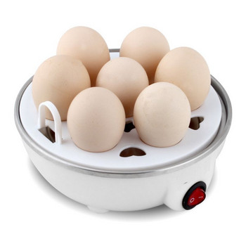 Електрически уред за готвене на яйца с капацитет 7 яйца за твърдо сварени яйца Мултифункционален анимационен котел за кокоши яйца с автоматично изключване T21C