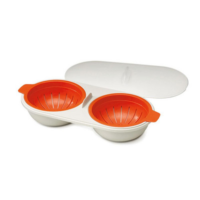 Mikrovlnná rúra na pečenie vajec, dvojitý hrnček na varenie vajec, dusené pečenie, varenie, kuchynské spotrebiče, kuchynské pomôcky, príslušenstvo, riad