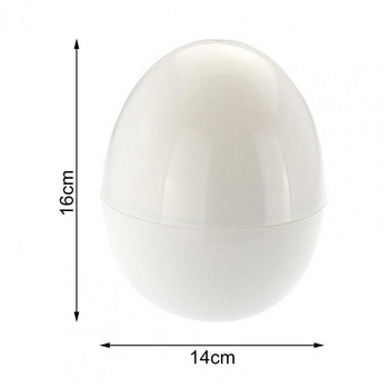 Творчески микровълнов варител за яйца Уред за варене на бели яйца Лесен за почистване Удобен микровълнов варител за яйца с форма на яйце Добра производителност