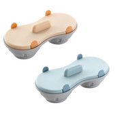 Krabica na dusené vajíčka, kreatívny mikrovlnný tácok na dusené vajíčka, forma na dve vajíčka, kuchynský dvojvrstvový odtok, tanier na dusené vajíčka