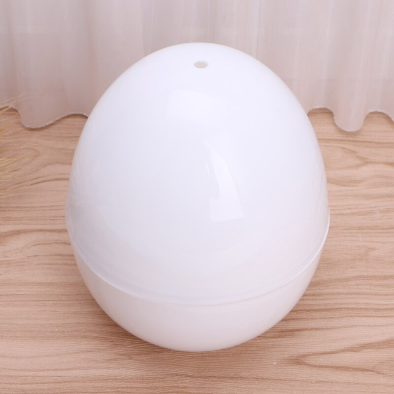 MOONBIFFY Mikrovlnný hrniec na vajcia, parný hrniec, jednoduchý a rýchly, 5 minút, natvrdo alebo namäkko, 4 vajcia na varenie v mikrovlnnej rúre