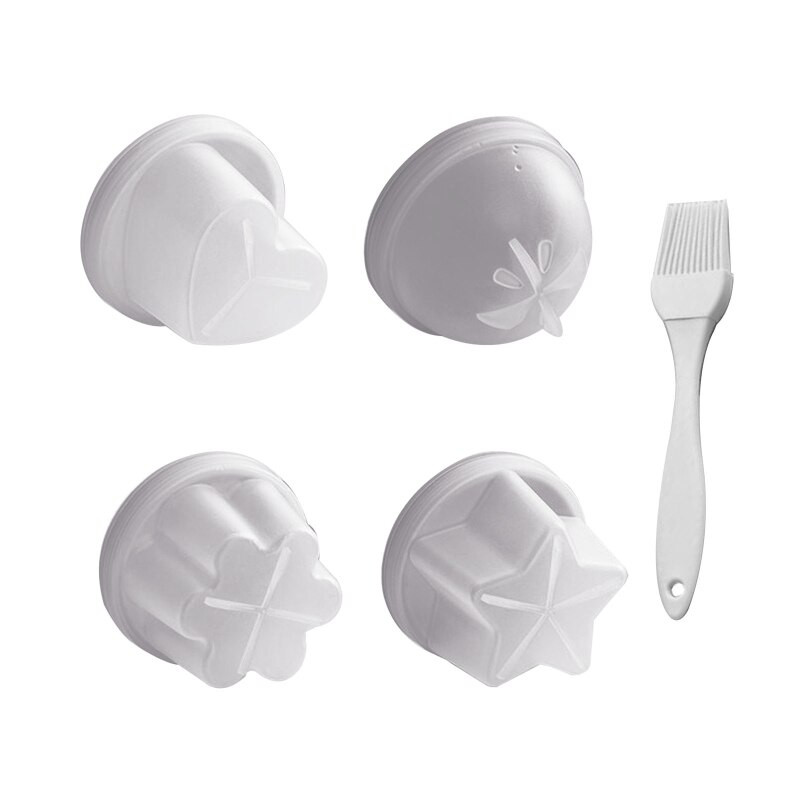 4 бр. Комплект от сладко варено яйце, подходящо за артефакт, пластмасов комплект за готвене на яйца Кухненски инструменти за готвене Закуска, задушено яйце