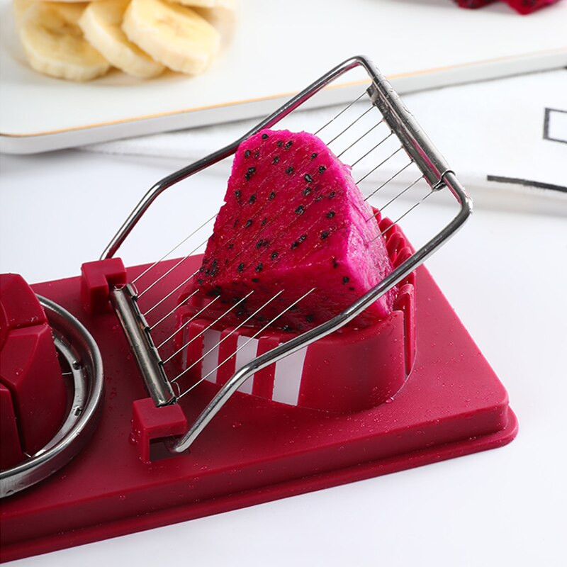 Multifunkčné krájače vajec, deliace krájače sekcií, plastové delenie vajec, kreatívne kuchynské nástroje na vajíčka.