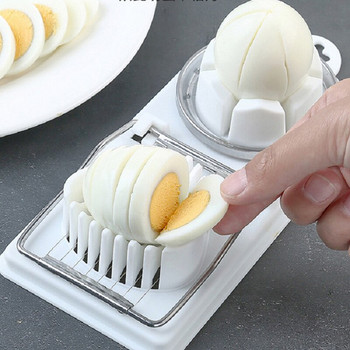 Многофункционална машина за рязане на яйца от тел от неръждаема стомана Домакинска резачка за яйца