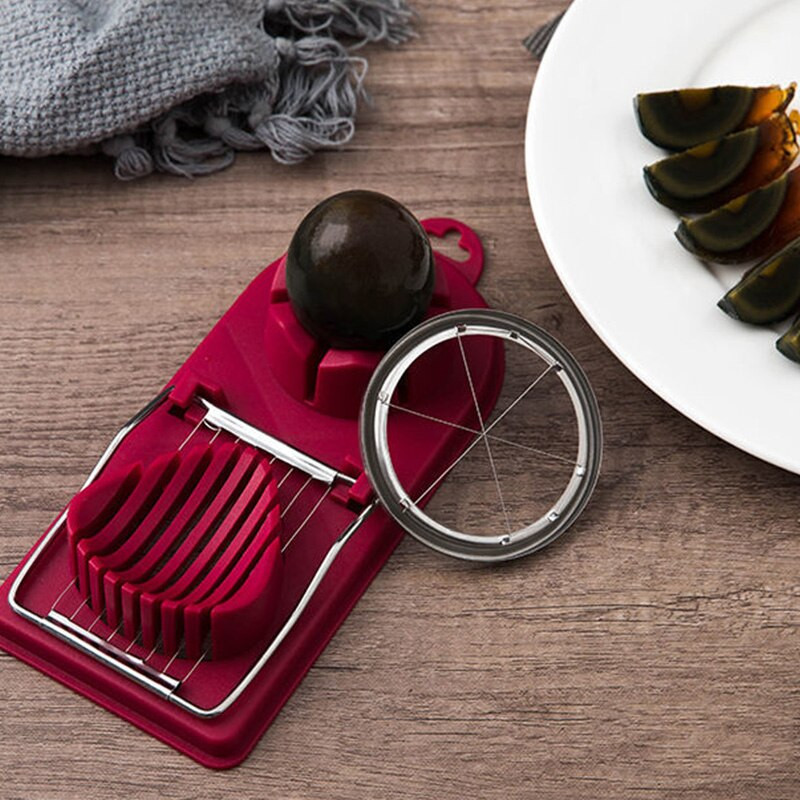 Nerūdijančio plieno vielos daugiafunkcis kiaušinių pjaustyklės buitinis kiaušinių pjaustytuvas