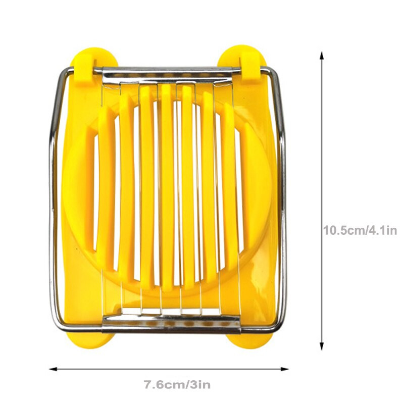 Daugiafunkcė kiaušinių pjaustyklė su nerūdijančio plieno viela virtiems kiaušiniams Braškių pjaustyklė Virimo priedai Virtuvės prietaisai