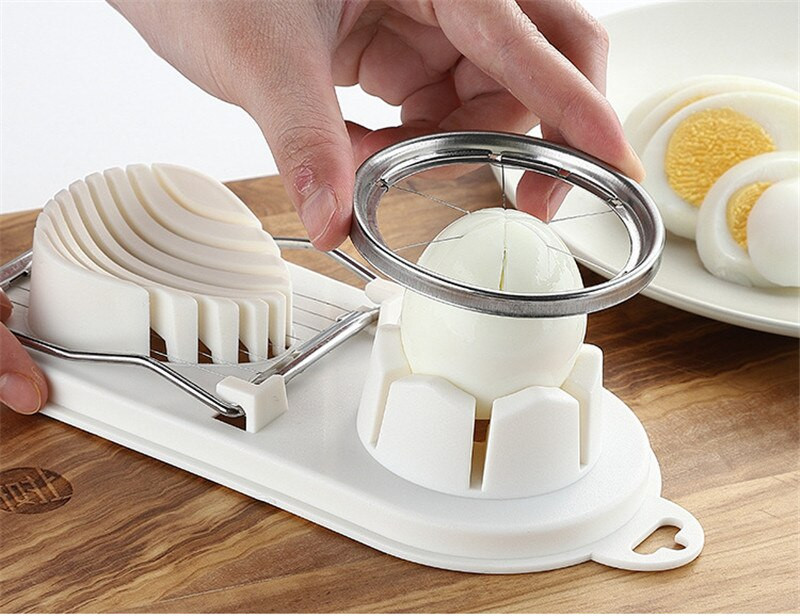 Kuchynské náradie 2 v 1, multifunkčný kuchynský krájač vajec, krájač sekcií, forma na kvetinové okraje, gadgety, náradie, nástroje