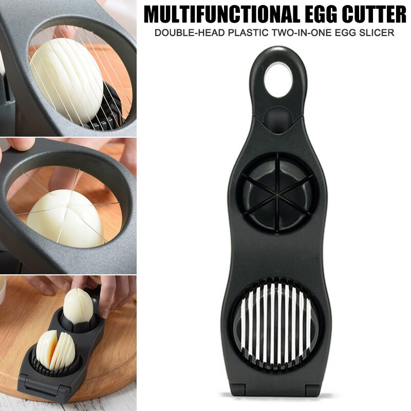 2 v 1 krájače vajec z nehrdzavejúcej ocele na varenie vajec, deliace deliče vajec, kuchynské pomôcky YE-Hot