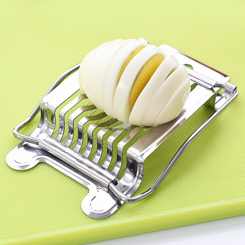 Multifunkčný krájač vajec z nehrdzavejúcej ocele, delič, krájač, forma v tvare kvetu, obed, mäso, kuchynský gadget