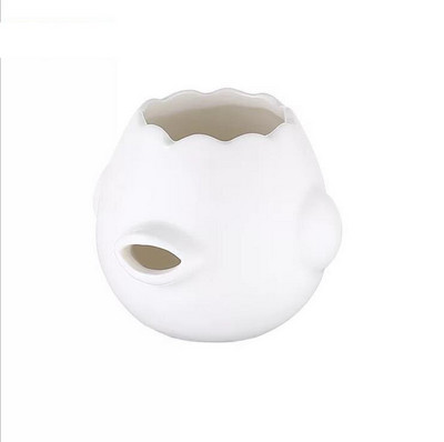 Kūrybinis kiaušinių skyriklis Keraminis kiaušinio trynio baltymo separatorius Kiaušinio trynio ir kiaušinio baltymo separatorius Mielas animacinio filmo stiliaus kepimo asistentas