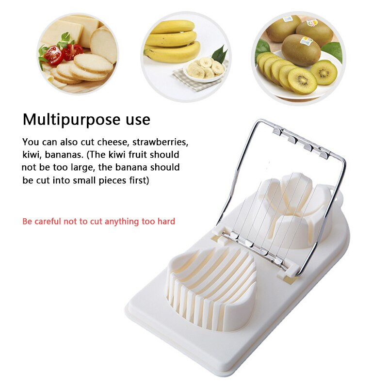 Tojásvágó szerszámok 2 az 1-ben rozsdamentes acél tojásszeletelő Japán stílusú többcélú vágómodell Virágszélek Konyhai kütyük Tartozékok