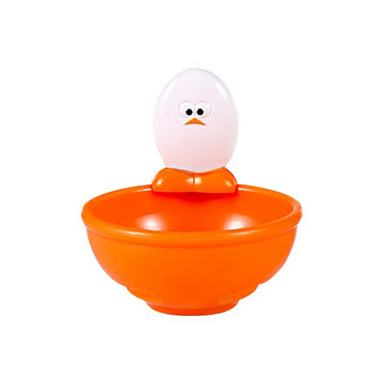JOIE Διαχωριστής αυγού σχήματος κοτόπουλου Φίλτρο διαχωριστών κρόκου λευκού αυγού με πόρπη στην άκρη του μπολ Πλαστική συσκευή κουζίνας χωρίς BPA Εργαλεία αυγών