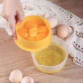 Инструменти за разделяне на белтъци Яйчен жълтък Филтър Джаджи Домакински разделител за яйца Кухненски инструмент за готвене на яйца Кухненски аксесоари