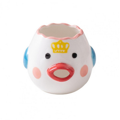 Нов 1PC Симпатичен разделител за яйца, керамичен филтър за жълтък, креативен противоплъзгащ сепаратор във формата на пиле, жълтък и протеин