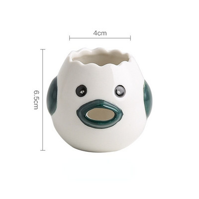 Творчески анимационен филм Пиле Яйчен жълтък Разделител за белтък Керамика Керамика Пиле Трапезария Кухня за готвене