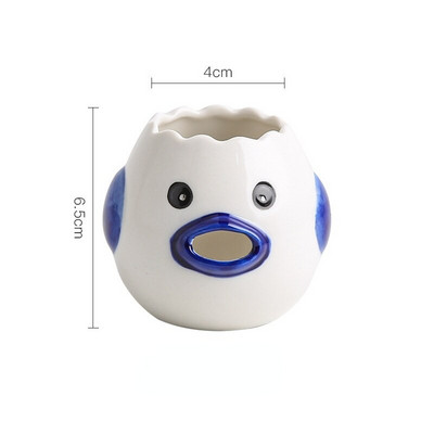 Творчески анимационен филм Пиле Яйчен жълтък Разделител за белтък Керамика Керамика Пиле Трапезария Кухня за готвене