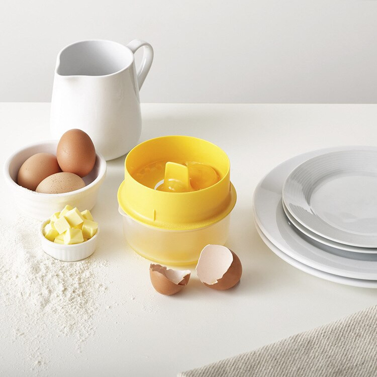 Пластмасов сепаратор за яйчен белтък и жълтък с голям капацитет Кухненски аксесоари за готвене Кухни Джаджи Креативни прибори Сепаратор за яйца