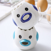 Keramický odpeňovač na bielky z vajec, roztomilý kreslený model, separátor pre domácnosť, jednoduché oddelenie, dutý vyrezávaný dizajn, domáce náradie