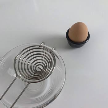 LadyCC Εργαλείο ψησίματος Κύβοι αυγών από ανοξείδωτο χάλυβα Φίλτρο διαχωρισμού υγρών αυγών Διαχωριστής αυγών
