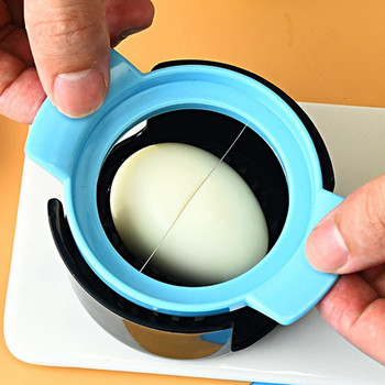 Εργαλείο κοπής αυγών Πρακτική ευρεία εφαρμογή Βολική 3 σε 1 βραστό κόφτη αυγών Εργαλείο μαγειρικής κουζίνας Προμήθειες κουζίνας