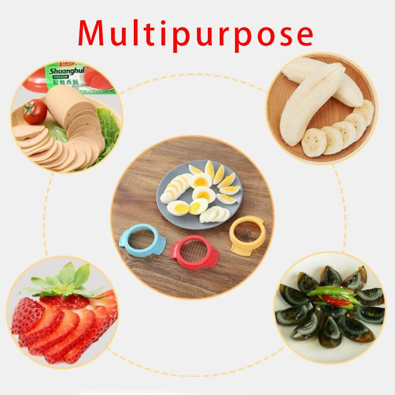 Naujas 3 viename kiaušinių pjaustyklės skirstytuvas, pjaustyklės pjaustyklės įrankių rinkinys, nerūdijančio plieno kiaušiniai, virtuvės prietaisų priedai, skirti vaikams