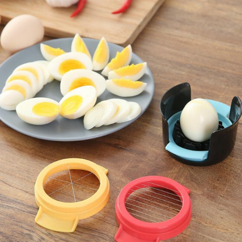 Naujas 3 viename kiaušinių pjaustyklės skirstytuvas, pjaustyklės pjaustyklės įrankių rinkinys, nerūdijančio plieno kiaušiniai, virtuvės prietaisų priedai, skirti vaikams